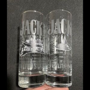 Jack Daniels High Ball glasses (2)